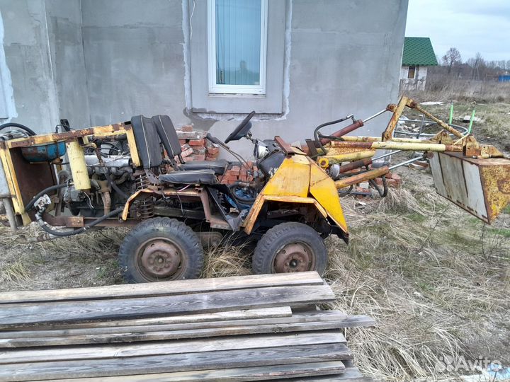 Самодельный мини трактор погрузчик