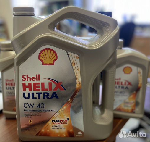 Масло моторное Shell Helix Ultra 0W-40 4л