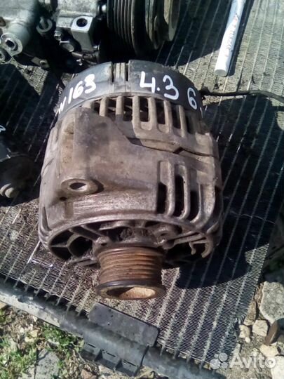 Генераторmercedes ML W163. 4/4 бензин 4,3