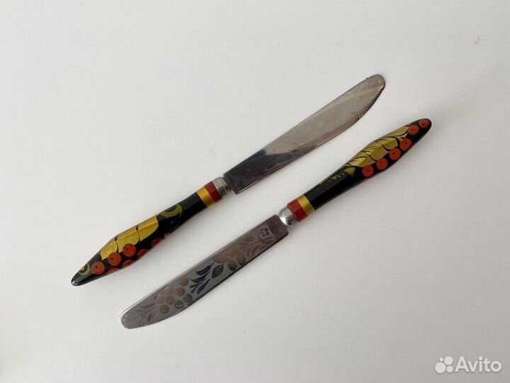 Столовые приборы СССР хохлома