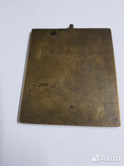 Меднолитая икона 