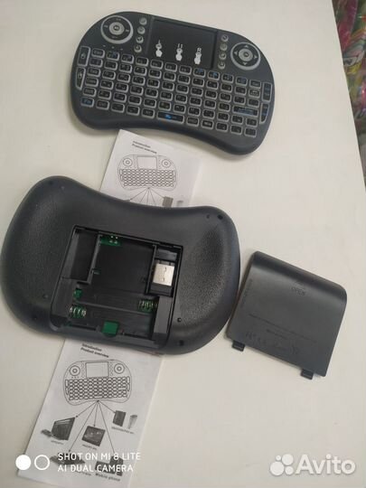 Мини-клавиатура беспроводная,стачпадоми подсвет