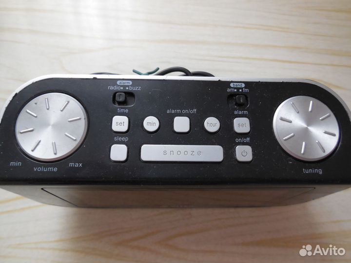 Радиочасы будильник VT-6600 BK