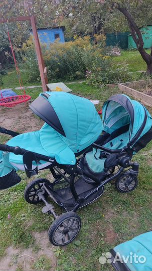 Коляска для двойни и погодок 2в1 mr. Sandman duet