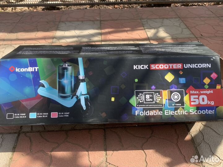 Электросамокат iconbit Kick Scooter Unicorn