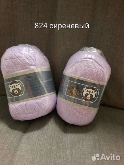 Пряжа пух норки