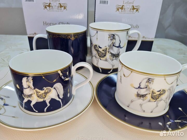 Чайные пары и кружки серии Horse club