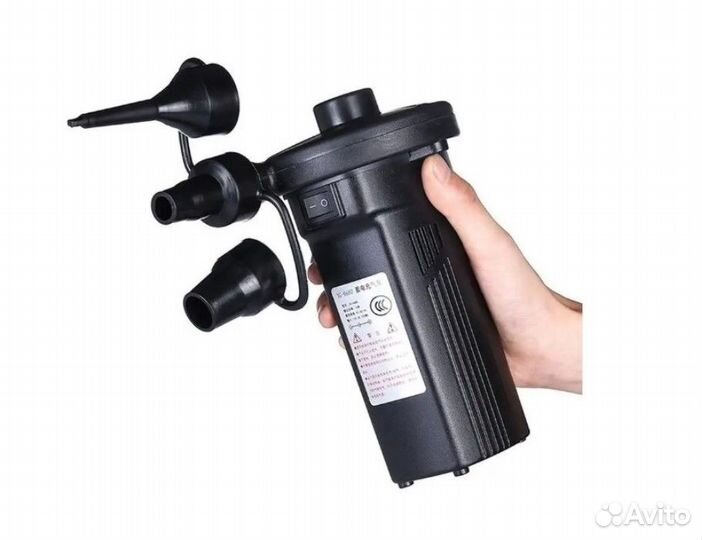 Электрический насос для матраса с аккумулятором