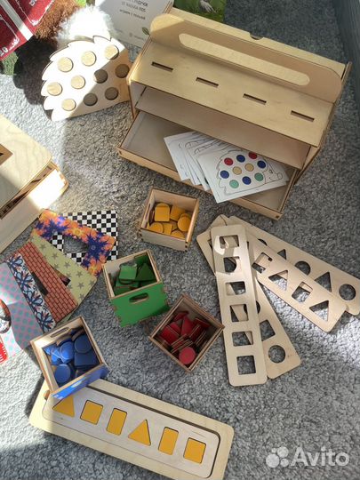 Деревянная игрушка сундук Raduga kids,доски сегена