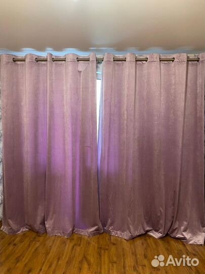 Шторы велюровые