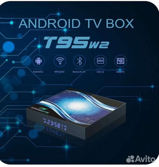 Смарт тв приставка Tanix w2 прошита/настроена
