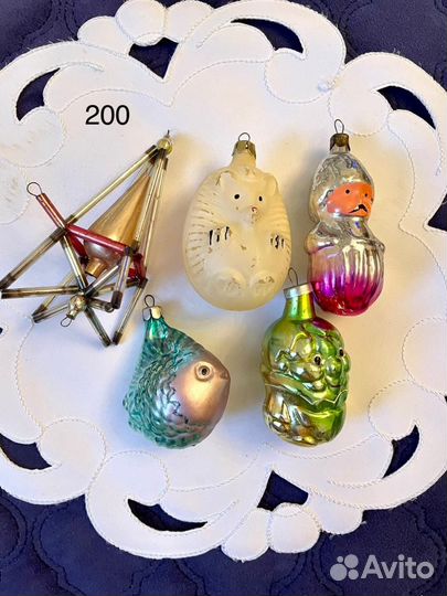 Елочные игрушки СССР