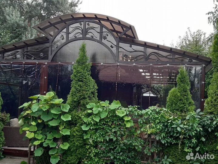 Мягкие окна для беседки