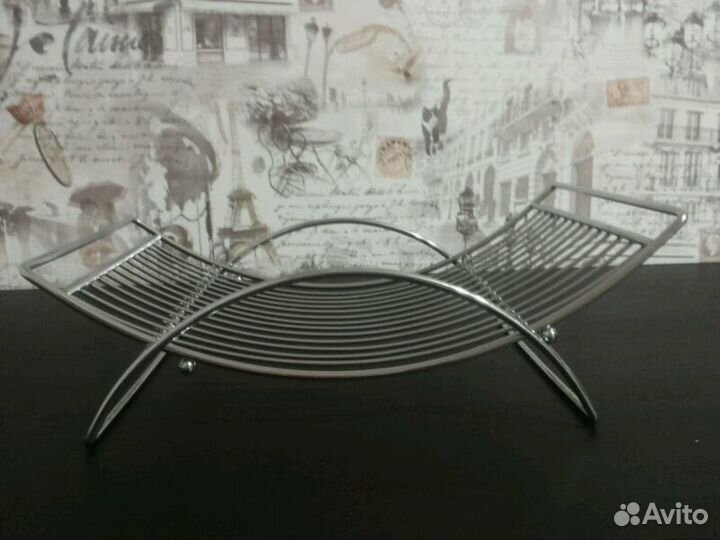 Подставка для фруктов хромированная новая