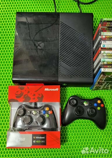 Xbox 360 E 250gb freeboot RGH3.0+LT3.0+2джостика