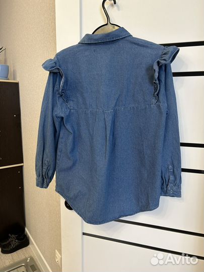 Джинсовая рубашка для девочки Zara