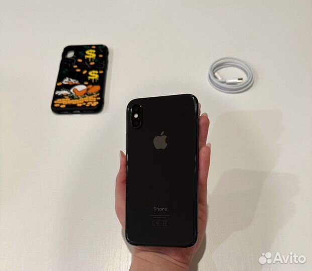iPhone X 256GB(Акб 83, Ростест, sim)