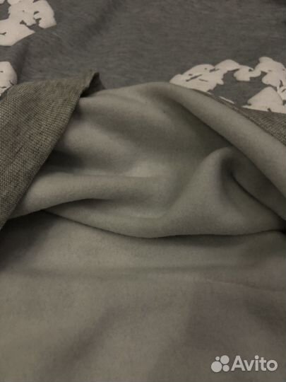 Худи denim tears серая