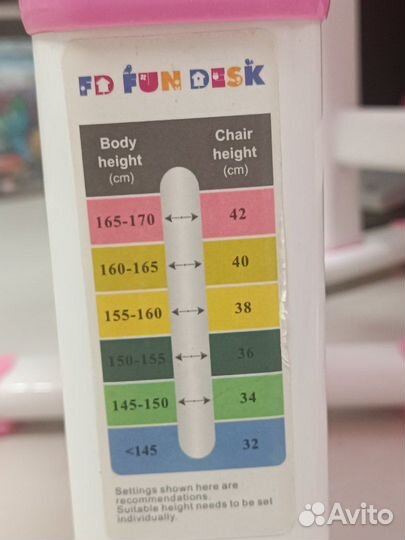 Растущий стол и стул