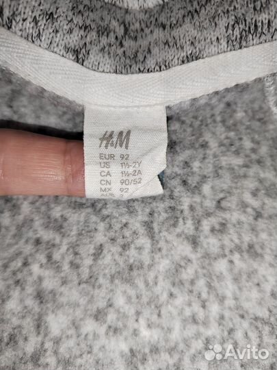 Флисовый комбинезон 92 h&m