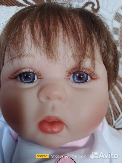 Кукла реборн силиконовая девочка