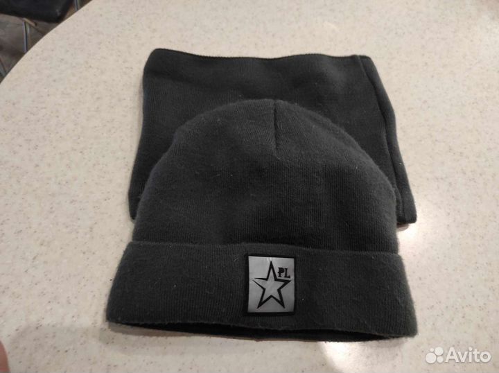 Комплект шапка и снуд для мальчика