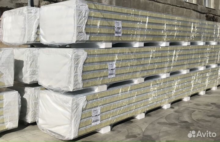 Сендвич панели минвата 100мм