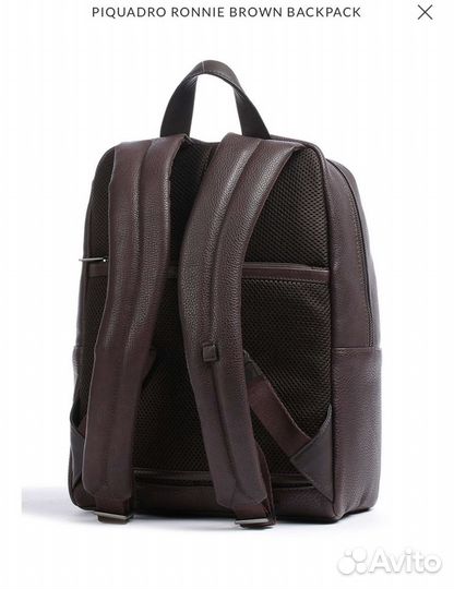 Новый рюкзак Piquadro коричневый кожаный
