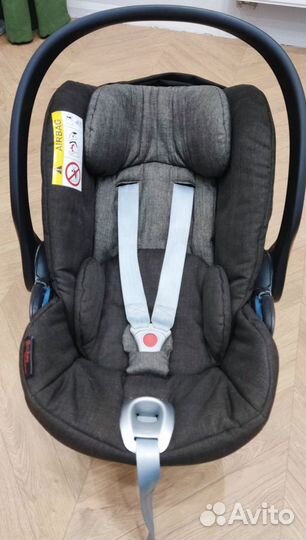 Автолюлька cybex cloud q platinum с базой isofix