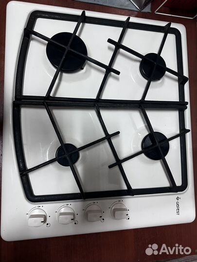 Газовая варочная панель 4 конфорки гефест б/у