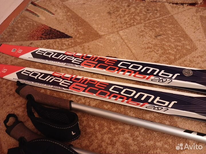 Лыжи беговые Salomon equip 6combi полный комплект