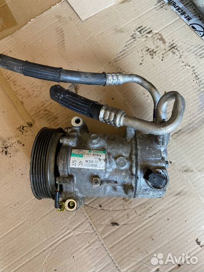 Компрессор кондиционера peugeot 308