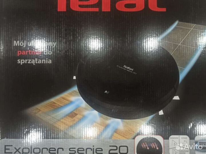 Робот пылесос tefal rg6825wh