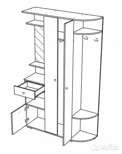 Прихожая виза /Ясень шимо