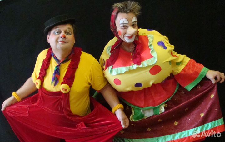 Аниматоры, клоуны, фокусники, артисты цирка