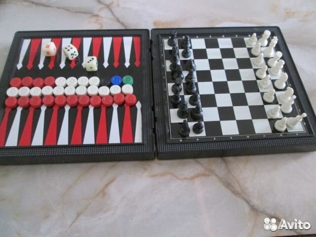 Настольные игры Дорожный набор 5 в 1-ом