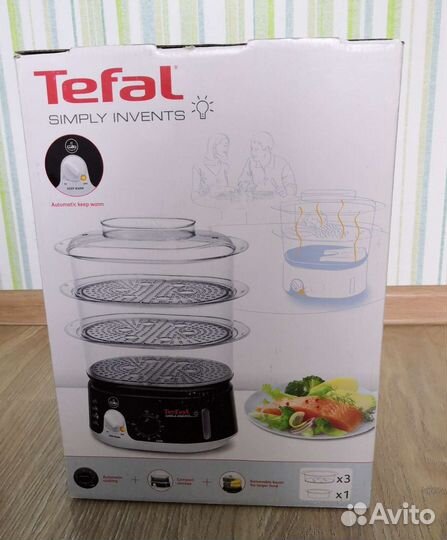 Пароварка tefal новая