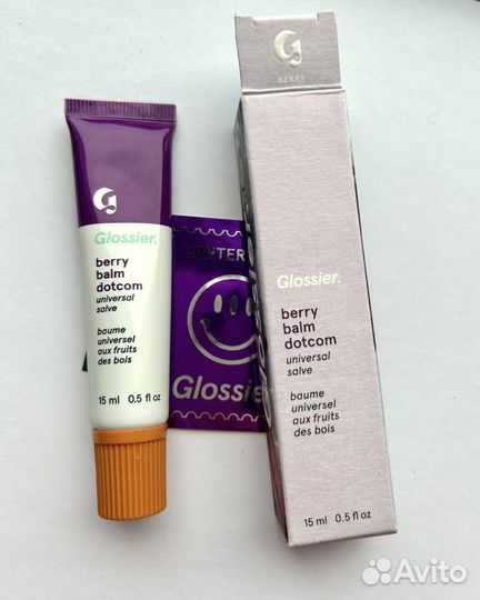 Glossier Balm Dotcom Бальзам для губ вкус Berry