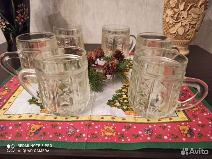 Пивные кружки СССР (набор 6 штук)