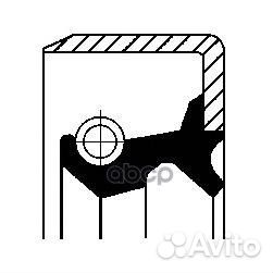 Сальник 40x52x8 19035168B Corteco