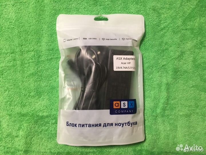 Блок питания для ноутбуков Acer, HP