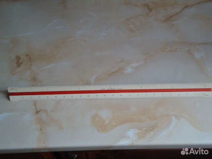 Линейка масштабная. Трехгранная. Германия