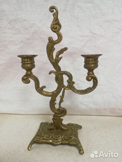 Подсвечник СССР бронзовый