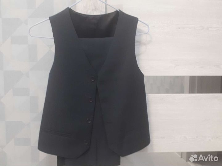 Школьная форма для мальчика 134 серая