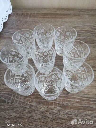 Стопки хрусталь СССР