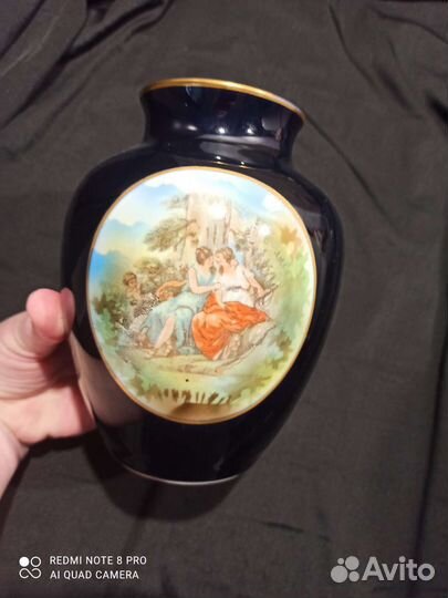 Ваза. Ваза кобальт. Ваза кобальт Германия