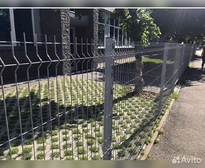 Забор из 3д сетки
