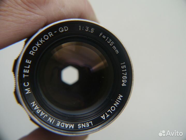 Минольта с мультипросветлением 135мм F 3.5
