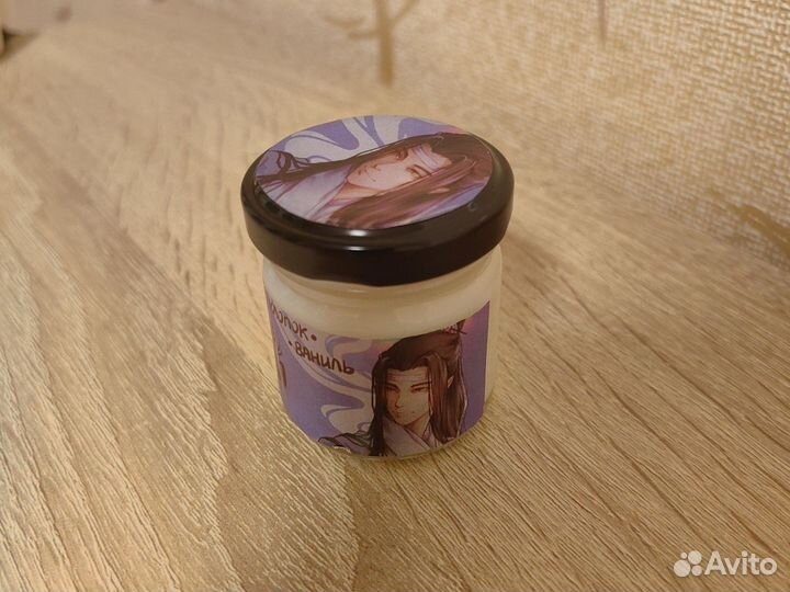 Свеча Лань Чжань, аромат хлопка и ванили