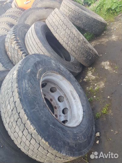 Колёса Резина с дисками Камаз евро Китайка
